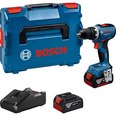 Perceuse-visseuse sans fil 18V System moteur sans balais, longueur de tête 166, 2 batteries 18V 5.0Ah incl., chargeur 18V-40, L-BOXX (1/5)