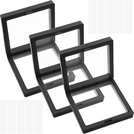 Boîte de rangement pour faux ongles avec 3 plateaux de présentation compatibles avec une utilisation de rangement (1/5)