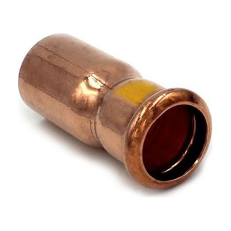 Riduzione MF ø18 x 15 AESPRES GAS in rame a pressare 691018015G - - RACCORDERIE METALLICHE - - (1/2)