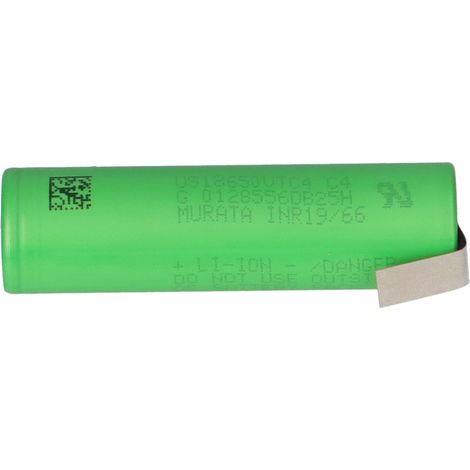 Murata Akku US18650VTC5A 3,6V 2600mAh Rohzelle LiNiMnCoO2 Z-Lötfahne LFZ (1/5)