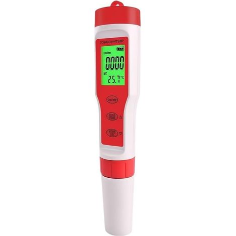 Testeur pH 4 en 1 avec Écran Rétroéclairé (1/5)
