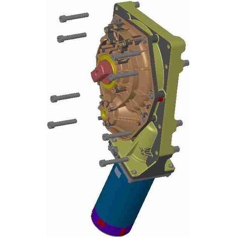 6QIKMR Motoriduttore Per Qik 3e-4e Ditec 6qikmr Entrematic Ricambio Originale Garanzia