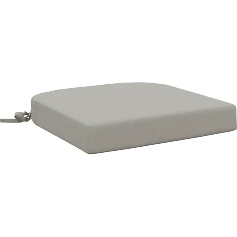 1-Piece Seat Cushion SOEST 100% Polyester Grey 40 x 40 x 7 cm vidaXL (1/5)