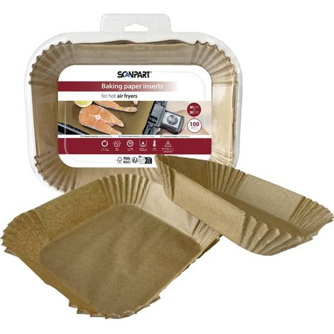 ScanPart 2910070010 Papier friteuse à air chaud 31x20,5cm