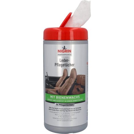 Performance Leder-Pflegetücher mit Bienen-Wachs 36x