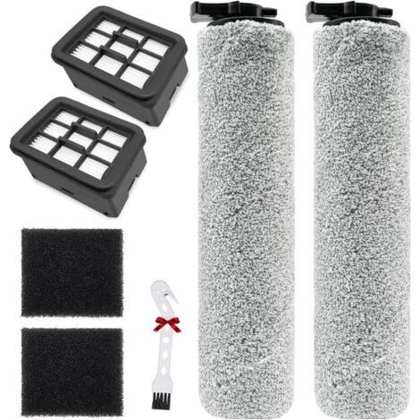 accessoires pour BISSELL CrossWave HF3 3598N Pièces de rechange pour aspirateur eau et poussière. 2 brosse rotative + 2 filtres Hepa + 1 brosse (1/5)