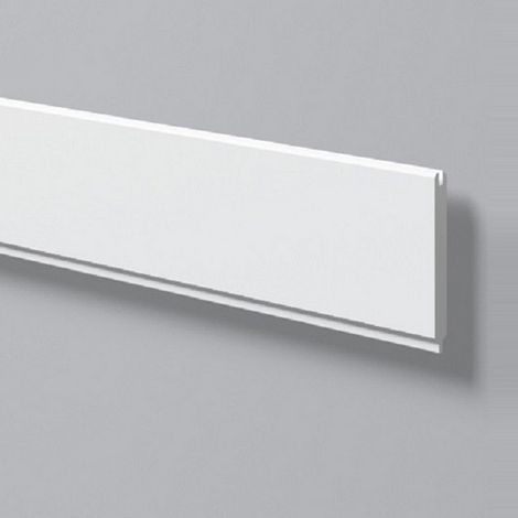 3D Wandpaneel NMC WG1 WALLSTYL Noel Marquet Wandpaneel Wandleiste Modernes Design weiß 2,44 m (1/5)