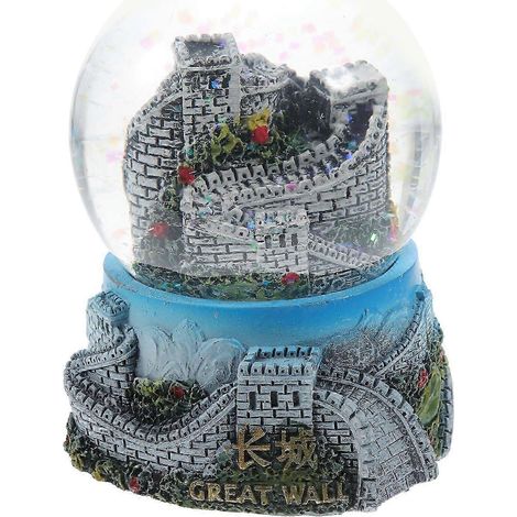 Boule de cristal en résine représentant la Grande Muraille de Chine, objet de décoration pour la maison ou le bureau, 1 pièce (1/5)