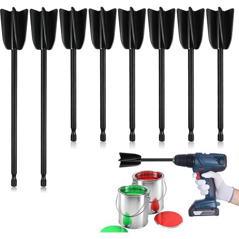 Lot de 8 agitateurs en résine époxy - En plastique - 16,5/22 cm (1/5)