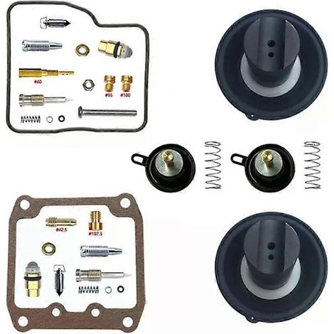 Kit de réparation de carburateur + pièces pour piston de starter pour Suzuki INTRUDER VS800 VS800GL  Kit de réfection complet avec (1/5)
