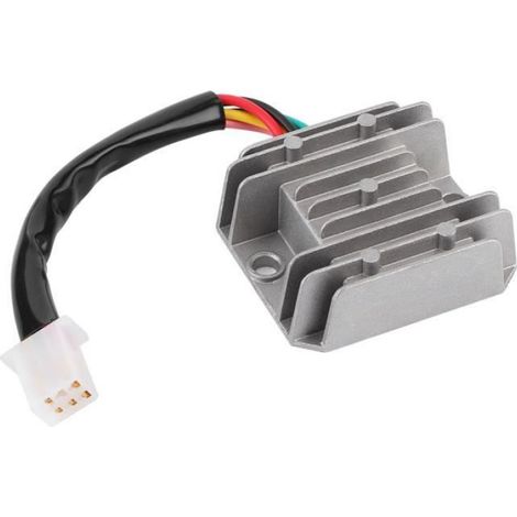 Régulateur de redresseur de tension - - 12V - 4 fils - Compatible motos - Évite la surcharge (1/4)