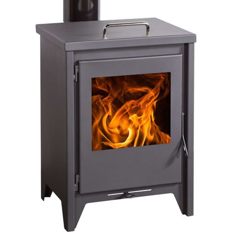 Juan Panadero – Estufa de leña Bordeaux 510 – Potencia 7,4kw – Rendimiento 90% – Triple combustión Tri-Zona – Salida de humos 150mm horizontal (1/5)