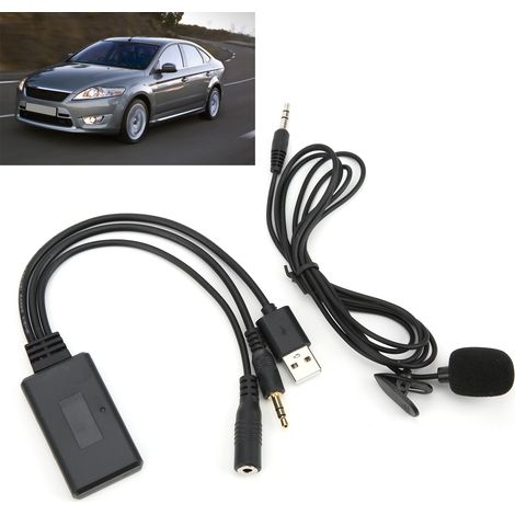 Accessoires auto : câble audio AUX, adaptateur microphone Bluetooth 5.0 pour Ford Focus Mondeo (n° 46) (1/5)