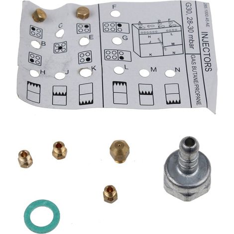 Beko - kit injecteurs gaz butane gm15120dxpr - 4431300022 -