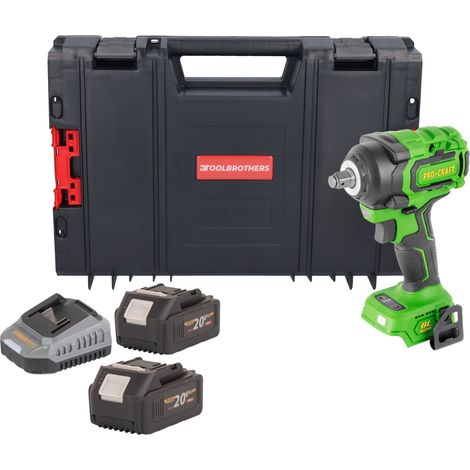 Procraft PWA18bb Clé à choc sans fil 20 V 550 Nm 1/2" Brushless Solo - sans batterie, sans chargeur (1/5)