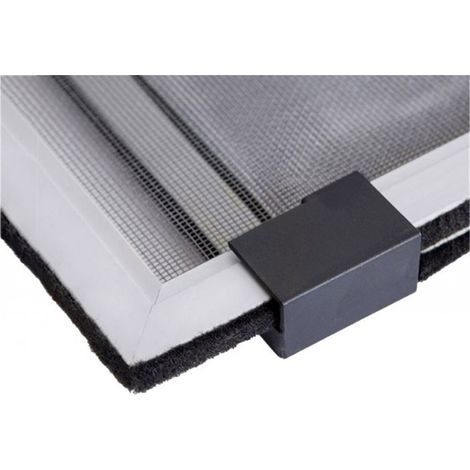 Moustiquaire de fenêtre extensible 70x50 cm jusqu'à 132 cm – Protection contre les insectes – Facile à nettoyer – Couleur argent – Mediawave Store (1/4)
