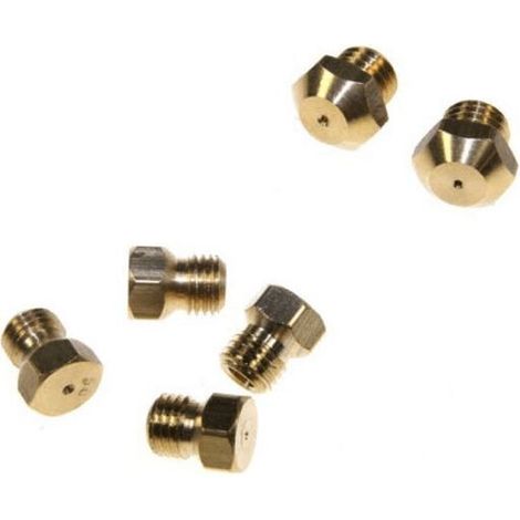 SACHET INJECTEURS GAZ BUTANE + FOUR X 6 POUR CUISINIERE BEKO - 39811