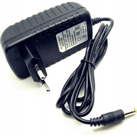 Netzteil: 12 V DC, 2 A / 100–240 V AC, 50/60 Hz Adapter: 5,5 mm, 2,1 mm Ladegerät