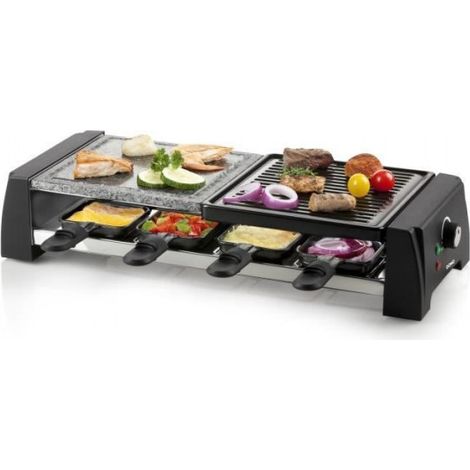 Appareil a Raclette  - Grill - Pierre a cuire DOMO - 8 personnes DO9190G