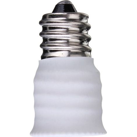 3x E12 vers E14 Adaptateur Adaptateur Ampoule LED Adaptateur Blanc Adaptateur (1/5)