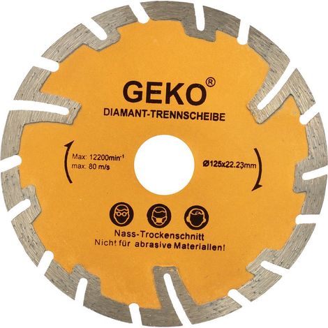 Disco de 125 mm de diámetro, corte profundo geko(100) (1/2)