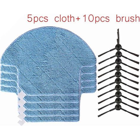 Lot de 15 lingettes de nettoyage de haute qualité pour robot aspirateur Ilife V7S. (1/2)