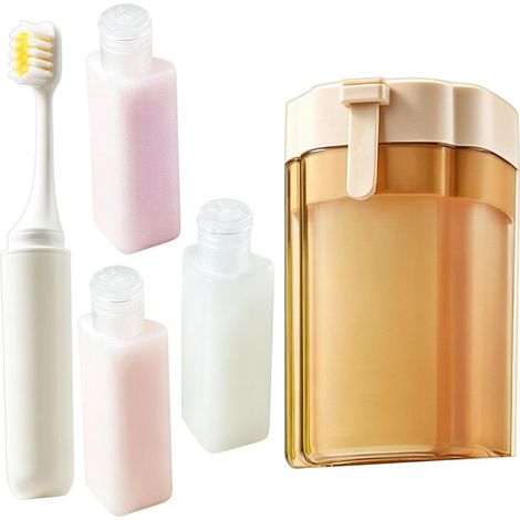 Botellas individuales, paquete de envases portátiles, a prueba de fugas y recargables. (1/5)