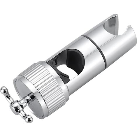 Soporte de repuesto para cabezal de ducha - Soporte universal - ABS + Cromo - No requiere perforación (1/5)