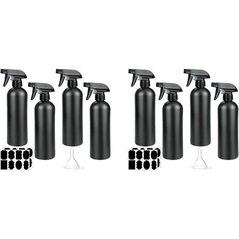 Lot de 8 pulvérisateur Bottles, 500 Ml, plastique pulvérisateur Bottles, Hairdressing pulvérisateur Bottles, nettoyage (1/4)