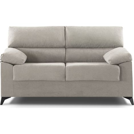 Home Heavenly® - Sofá HILTON, estructura de madera y tapizado antimanchas desenfundable.  Color : 2 Plazas Beige (1/3)