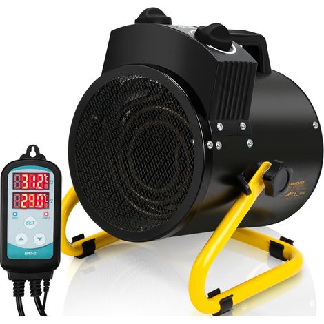 SWANEW Riscaldatore per serre Riscaldatore per casette da giardino 2000W con regolatore di temperatura BioGreen (1/5)