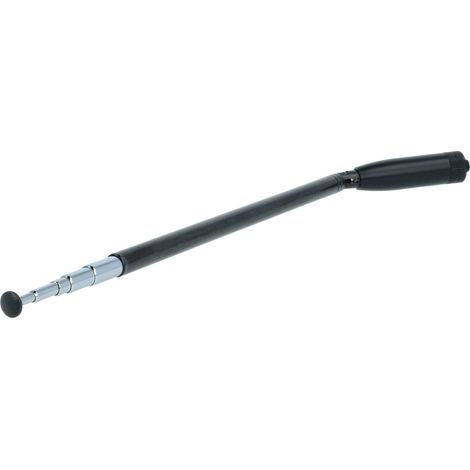 vhbw antenna compatibile con Kenwood BF-V6, BF-V8, BF-888S, TK-3140, TK-3100, TK-3160 radiotrasmettitori - allungabile, 20 cm - 80 cm, presa SMA nero