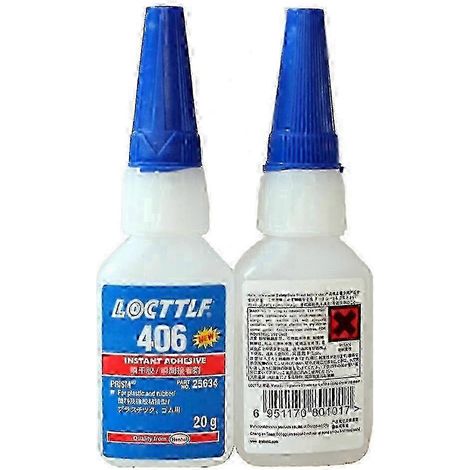Nouvelle colle instantanée Loctite 406 20 g pour plastique et caoutchouc Henkel