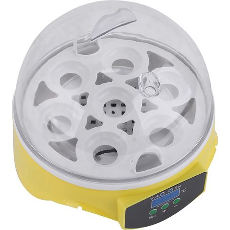 Incubateur numérique pour 7 œufs avec écran, contrôle de la température et fonction d'éclosion, prise européenne 220V.-AquaForge (1/5)