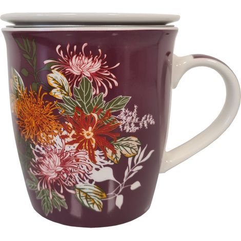 Mug avec infuseur Bohemian prune