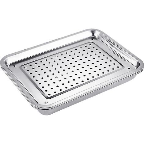 1 plateau à thé en acier inoxydable (1/3)