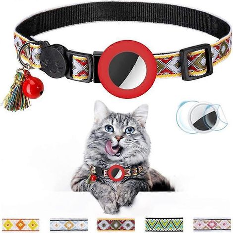 Collier réfléchissant de sécurité pour chats avec traceur GPS intégré (1/5)