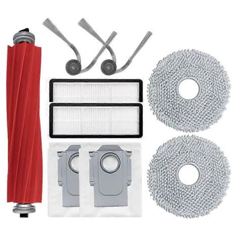 Pièces de rechange pour Roborock QR797 QV35A : brosse principale, filtre HEPA, accessoires pour balai à franges