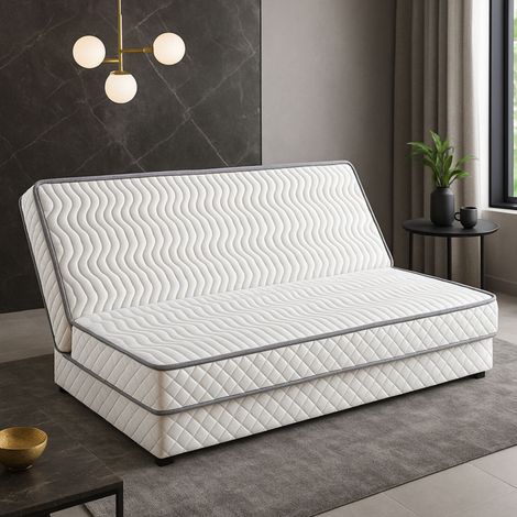 Materasso Clic Clac 130x200 cm - 10 cm - Sostegno Rigido - Comfort Ottimale - Uso Quotidiano - TECHNO10