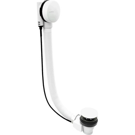 Polysan - Set di scarico e troppopieno per vasca, lunghezza 60 cm, bianco 71850.10 (1/5)
