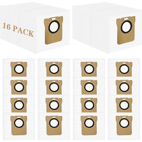 16 sacs à poussière - compatibles avec les aspirateurs robots Dreame S10/S20/X10/X20/L10/M40 (1/5)