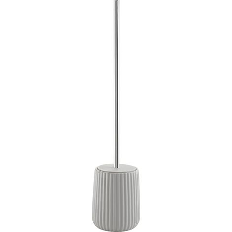 Brosse WC Gris, Brosse de Bain en céramique, Dimensions 45 x 10,2 x 10,2 cm et Poids 0,96 kg, Design, 2 Ans, Unique (1/5)