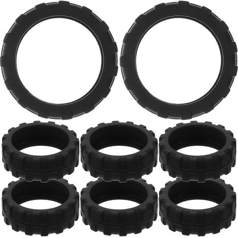Protections de roues de valise en silicone épais pour réduire le bruit (lot de 8) (1/5)