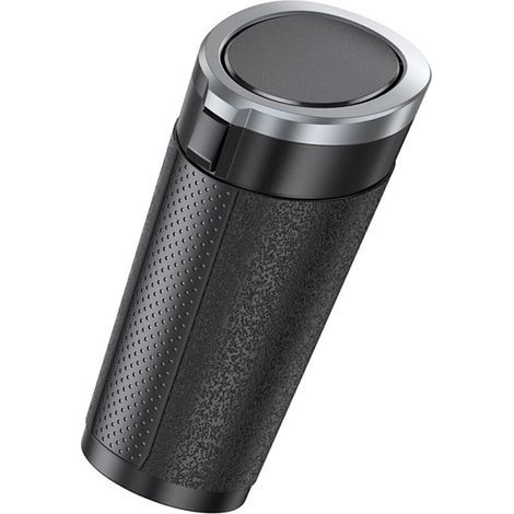 Poubelle ergonomique pour cabine de voiture, verrouillage-Argent (1/2)