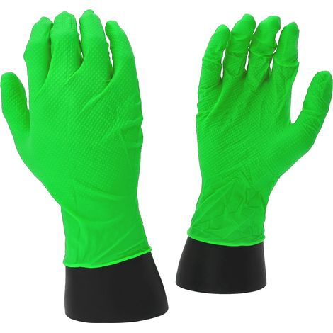 KS Tools COMPETITION Handschuhe Nitril, XL, Box 50er Pack, grün (1/5)