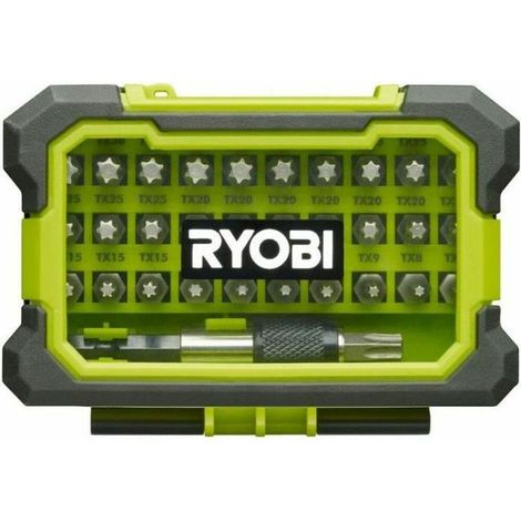 Ryobi RAK32TSD Estuche 32 Puntas de Atornillar Torx