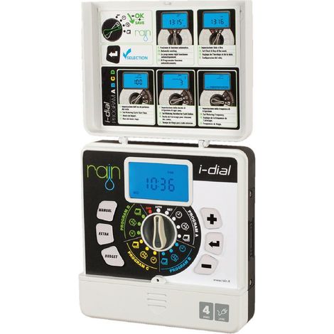 Centralina rain 'i-dial' modello indoor - Specifiche: 6 stazioni - 24VAC