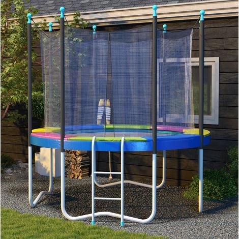Protección de borde para trampolín Ø244 cm multicolor, impermeable y anti-UV HAVRYA (1/5)