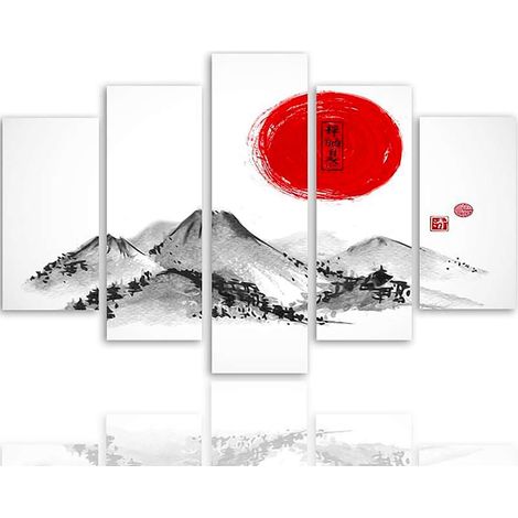Tableau paysage japon 3 - 250 x 120 cm (1/5)