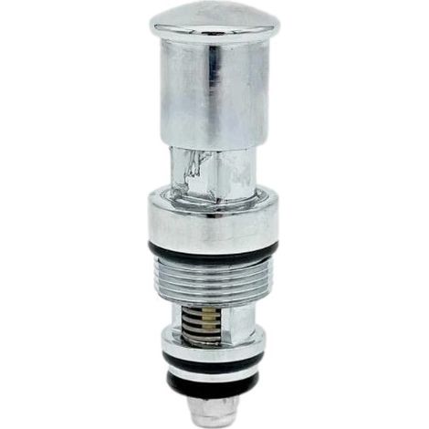 Desviador completo para mezclador de bañera de borde Paffoni ZDEV007  Steel Looking